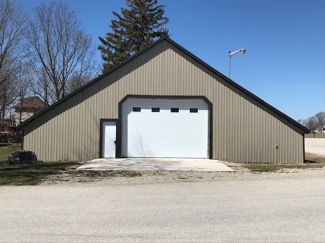 The newly renovated exterior of the Ripley Agricultural Society Building